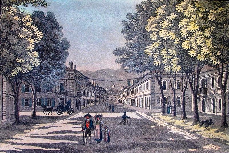 La rue Saint-Victor à Carouge à la fin du XVIIIe siècle