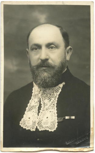 Ernest Ginsburger à Genève en 1923. Coll. privée de la famille